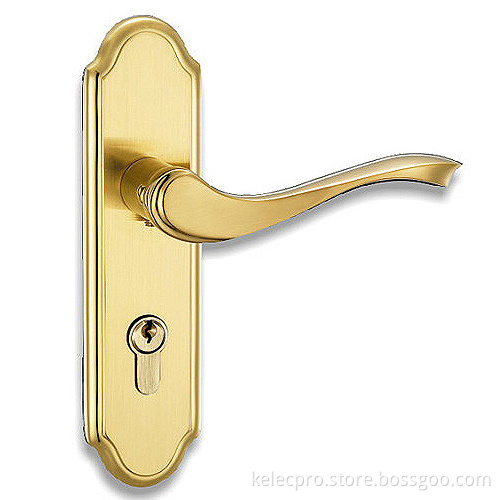 Gold-Plating Stainless Steel Door Handle Lock (KL-DH5810)